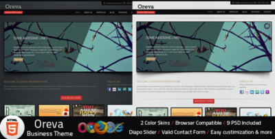 Oreva Business HTML5 Template