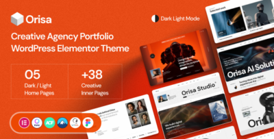 Orisa - Creative Agency Portfolio WordPress Theme