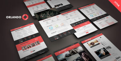 Orlando - Creative Infographics HTML Template
