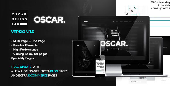 Oscar - Minimal Multipurpose Parallax One Page Template Oscar - Minimal Multipurpose Parallax One Page Template