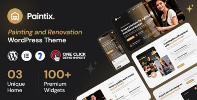 Paintix - Painting & Renovation WordPress Theme