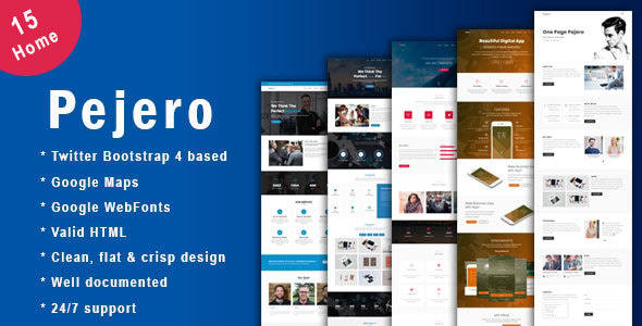Pajero - One Page Parallax and Business HTML5 Template Pajero - One Page Parallax and Business HTML5 Template