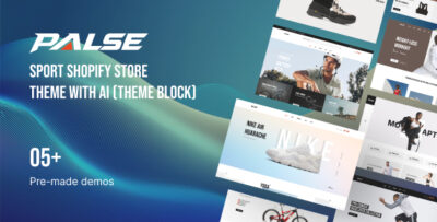 Palse – Sport Shopify Store Theme with AI (Theme Block)