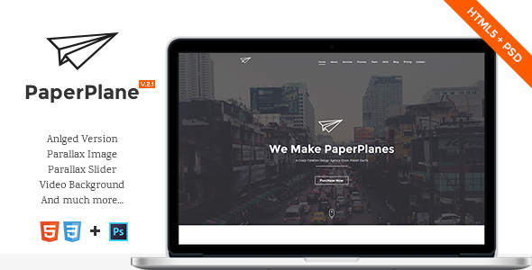 PaperPlane - HTML5 Portfolio Template PaperPlane - HTML5 Portfolio Template