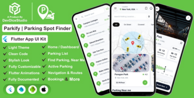 Parkify | Parking Spot Finder App Template