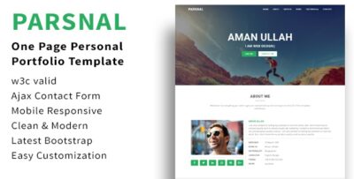 Parsnal - Personal Portfolio html5 template