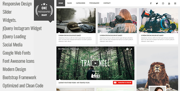 Patika - Responsive Blog HTML Template Patika - Responsive Blog HTML Template