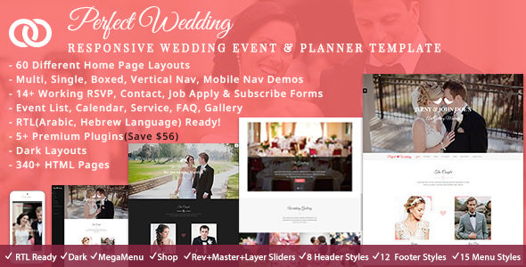 Perfect Wedding HTML Template Perfect Wedding HTML Template