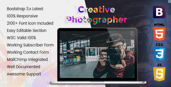 Photography HTML5 Template Photography HTML5 Template