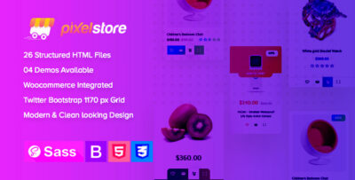 Pixelstore - eCommerce HTML5 Template