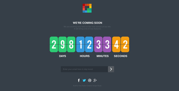 Pixp Countdown - Coming Soon Template Pixp Countdown - Coming Soon Template