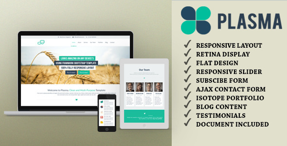 Plasma - One-Page Multi-Purpose HTML Template Plasma - One-Page Multi-Purpose HTML Template