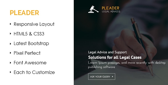 Pleader Law Business Template Pleader Law Business Template