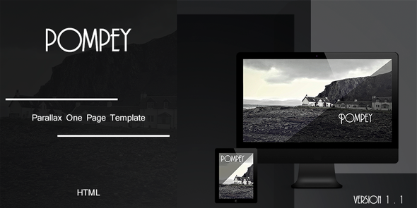 Pompey - Parallax One Page HTML Template Pompey - Parallax One Page HTML Template