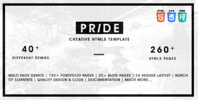 Pride - Multipurpose HTML5 Template