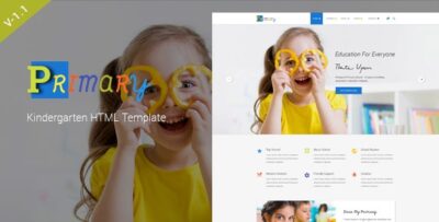 Primary - Kids & Kindergarten School HTML Template