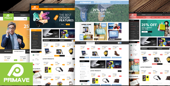 Primave - Electronics Fashion Store HTML Template Primave - Electronics Fashion Store HTML Template