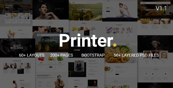 Printer - Responsive Multi-Purpose HTML Template Printer - Responsive Multi-Purpose HTML Template
