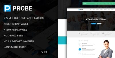 Probe - Responsive Multi-Purpose HTML5 Template