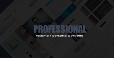 Professional Resume / Portfolio HTML Template