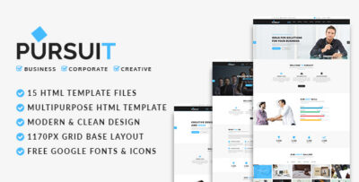 Pursuit - Business, Corporate, Creative HTML Template
