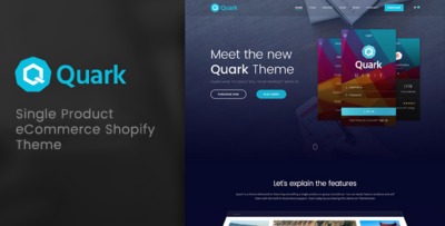 Quark - Single Product Shop Shopify Theme