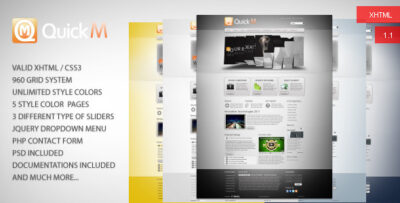 QuickM HTML Template