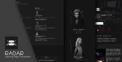 Radar - Landing Page Template