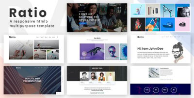 RATIO - A Responsive Multipurpose HTML5 Template