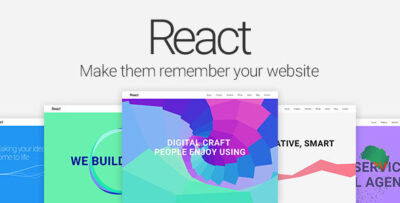 React - Material Design Multipurpose Template