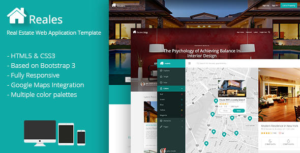 Reales - Real Estate Web Application Template Reales - Real Estate Web Application Template