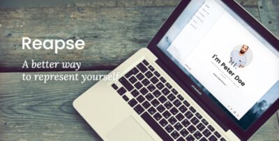 Reapse - Creative vCard / Resume / CV Template