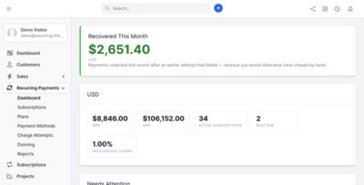 Recurring Payments and Dunning for Perfex CRM