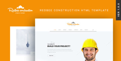 Redbee | Construction HTML Template