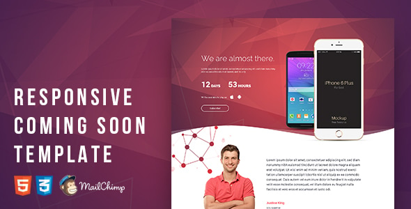 Responsive Coming Soon Template Responsive Coming Soon Template