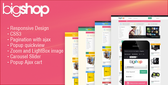 Responsive HTML Theme - BigShop Responsive HTML Theme - BigShop