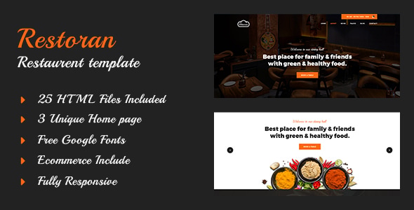 Restoran - Hotel and Restaurant HTML5 Template Restoran - Hotel and Restaurant HTML5 Template