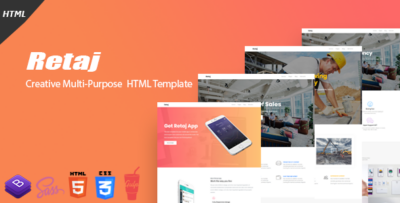 Retaj - One Page Multipurpose