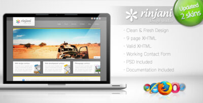 Rinjani - Clean Business Template 4