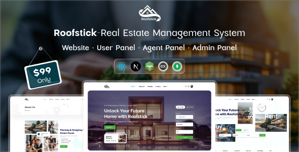 Roofstick – A Real Estate Management Platform | Buyer | Agent | Admin Panel (MERN) Roofstick – A Real Estate Management Platform | Buyer | Agent | Admin Panel (MERN)