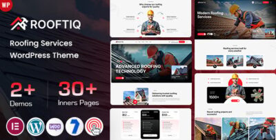 Rooftiq - Roofing Services WordPress Theme
