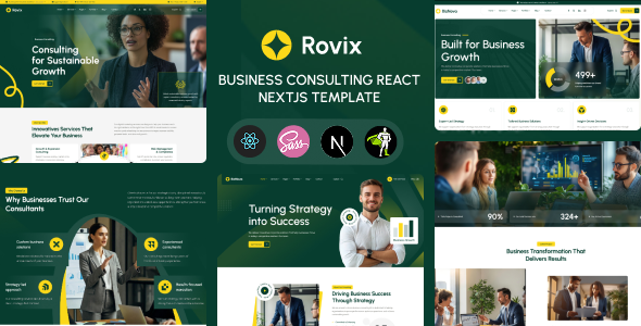 Rovix - Business Consulting React NextJs Template Rovix - Business Consulting React NextJs Template