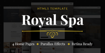 Royal Spa - Luxury Hotel & Spa HTML5 Template