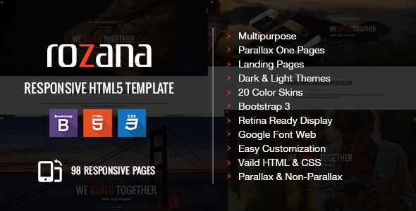 Rozana - Responsive Multipurpose & One Page Parallax Rozana - Responsive Multipurpose & One Page Parallax