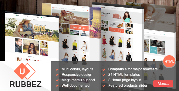 Rubbez - Fashion Store HTML Template Rubbez - Fashion Store HTML Template