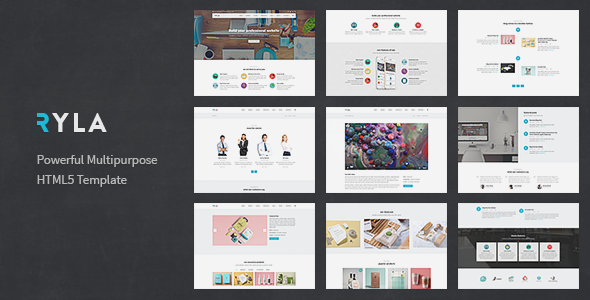 Ryla - Multipurpose Single/Multi Page Template Ryla - Multipurpose Single/Multi Page Template