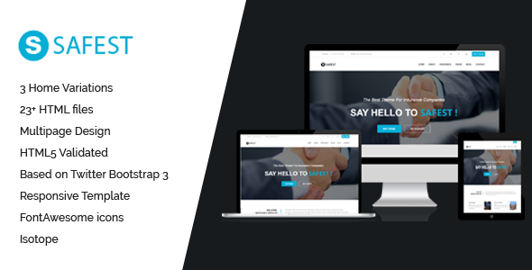 Safest - Insurance HTML Template Safest - Insurance HTML Template