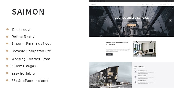 Saimon - Architecture & Interior HTML Template Saimon - Architecture & Interior HTML Template