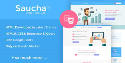 Saucha - Marketing & SEO Services Template