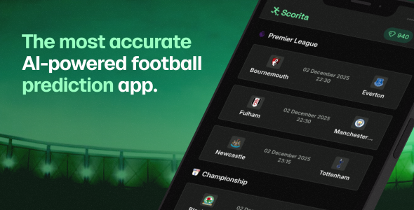 Scorita | AI Football Prediction App Scorita | AI Football Prediction App